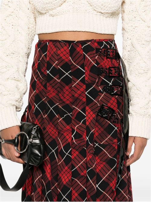 Tartan midi skirt JEAN PAUL GAULTIER | 2431FJU106T568300001